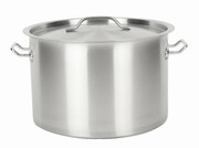 Garnek stalowy ze stali nierdzewnej gastro 23L 35x24 ROSSNER T8002