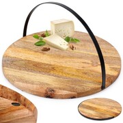 Deska do serwowania drewniana taca patera 38.5 cm VILDE 139444