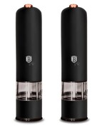 Zestaw 2 młynków elektrycznych do pieprzu i soli BERLINGER HAUS Black Rose BH-9286