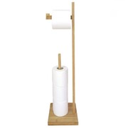 Stojak na papier toaletowy bambusowy KINGHOFF KH-1692