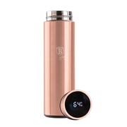 Inteligentny termos stalowy 0.45L z wskaźnikiem temperatury LED BERLINGER HAUS Rose Gold BH-7954