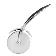 Radełko do pizzy nóż okrągły metalowy stalowy 17.5xØ7cm BRUNBESTE BB-1756