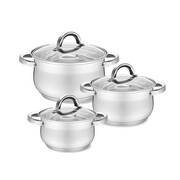 Zestaw garnków garnki komplet 6-ele 1.8L / 2.5L / 3.5L MAESTRO MR-3522-6M
