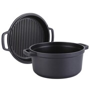 Garnek z patelnią owalny 2w1 duży 6.4l MAESTRO MR-4132