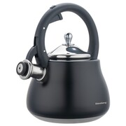 Czajnik stalowy na gaz 2.8L indukcja czarny matowy KLAUSBERG KB-7918