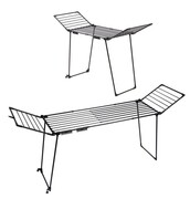 Suszarka do prania ubrań i bielizny balkonowa teleskopowa XXL 2 skrzydła 27mb BRUNBESTE BB-3904