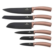 Zestaw noży 6 ele. BERLINGER HAUS Rosegold BH-2558