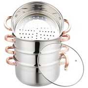 Zestaw garnków do gotowania na parze 24cm 5 ele. Parowar KLAUSBERG KB-7736