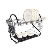 Suszarka do naczyń dwupoziomowa ociekacz na naczynia 43cm czarna MAESTRO MR-1025-43-BLACK