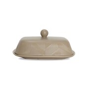 Maselniczka ceramiczna maselnica pojemnik na masło Geometry Beige MAESTRO MR-20004-45