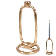 Świecznik aluminiowy złoty 24cm HOME STYLING COLLECTION 569527