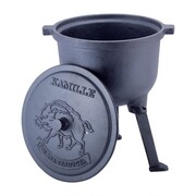 Kociołek garnek żeliwny myśliwski 4L KAMILLE KM-4800V