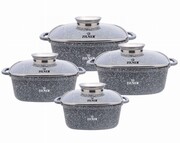 Zestaw 4 brytfann garnków 2.8 / 3.5 / 4.4 / 5.5L ZILNER ZL-8534