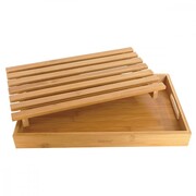 Deska do krojenia chleba pieczywa taca do serwowania bambusowa 2w1 KINGHOFF
