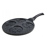 Patelnia do naleśników placków 26cm 4 smileys ZILNER ZL-2421