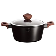 Garnek z powłoką granitową 24cm 4.1L BERLINGER HAUS Ebony Rosewood BH-1717