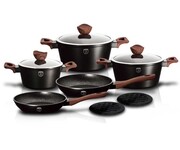 Zestaw garnków BERLINGER HAUS Ebony Rosewood 10 ele. BH-1534