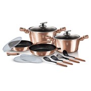 Zestaw garnków 13-ele BERLINGER HAUS Metallic Line Rosegold BH-7058