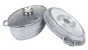 Brytfanna marmurowo-ceramiczna 8.0L 38cm 3 ele. ZILNER ZL-1111