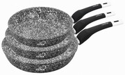 Zestaw 3 patelni 20/24/28cm marmurowo-ceramicznych ZILNER Stonetec ZL-7130