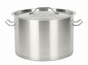 Garnek stalowy ze stali nierdzewnej gastro 17L 32x22 ROSSNER T8001