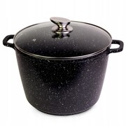 Garnek kocioł marmurowy z pokrywką 6.2L indukcja na gaz KAMILLE KM-4407