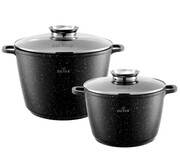 Zestaw 2 garnków marmurowych 10L + 14L ZILNER ZL-8548