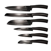 Komplet noży 6-ele BERLINGER HAUS Shiny Black BH-2607