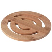 Podstawka podkładka pod gorący garnek naczynia garnki bambusowa 20cm EXCELLENT HOUSEWARE 121515-O