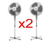 2 x wentylator podłogowy 40cm (16') ESPERANSA es-1760-B