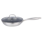 Patelnia stalowa z pokrywką indukcja NON-STICK plaster miodu 30CM BRUNBESTE BB-5557