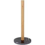 Stojak na ręcznik papierowy uchwyt bambusowy z granitową podstawą 33cm BRUNBESTE BB-3380