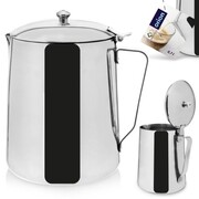 Dzbanek do mleka śmietanki stalowy metalowy kanka na mleko 700ml ANETT ORION 153671