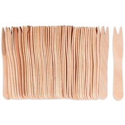 Widelczyki do przekąsek frytek drewniane 8.5cm 50 sztuk VILDE 139659