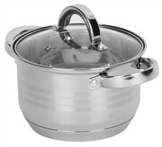 Garnek na indukcję stalowy 22cm z pokrywką ROSSNER KL5504