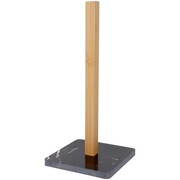 Stojak na ręcznik papierowy uchwyt bambusowy z granitową podstawą 33cm BRUNBESTE BB-3381