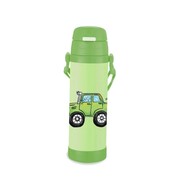 Kubek termiczny dla dzieci dziecka ze słomką 500ml autko MAESTRO MR-1640-50-B
