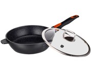 Patelnia z powłoką granitową 24cm BERLINGER HAUS Granit Diamond BH-1107