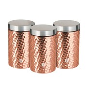 Zestaw 3 pojemników kuchennych BERLINGER HAUS Rose Gold BH-6727
