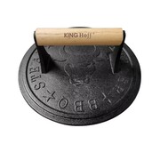 Praska żeliwna do mięsa burgerów 22 cm KINGHOFF KH-1760