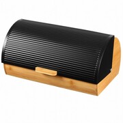 Chlebak drewniany z pokrywą metalową BRUNBESTE BB-2737