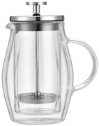 Zaparzacz do kawy/herbaty 0,35L French Press srebrny KLAUSBERG KB-7682