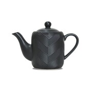Ceramiczny zaparzacz do kawy i herbaty 900ml czajniczek Geometry Black MAESTRO MR-20003-08