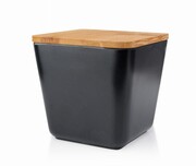 Pojemnik na przyprawy bambusowy bamboo czarny MONDEX htbb6140