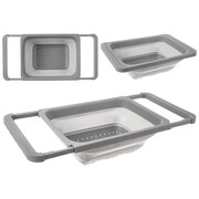 Cedzak kuchenny silikonowy składany na zlew durszlak sitko KEMP 39x26.5cm ORION 124482