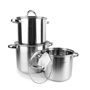 Zestaw garnków garnki komplet 6-ele 3.5L / 4.5L / 8L MAESTRO MR-2023