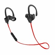 Słuchawki Bluetooth sportowe Czarno-czerwone Esperanza EH188R