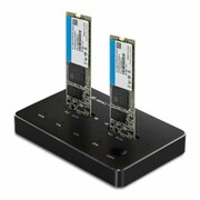 Stacja dokujca dysków 2x SSD M.2 SATA | NGFF | USB typ C Qoltec 50310