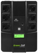 UPS ZASILACZ AWARYJNY AiO Green Cell® 800VA 480W AiO Z WYŚWIETLACZEM LCD UPS07 GREEN+CELL