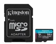 Kingston microSD Canvas Go Plus 64GB 170/70MB/S U3 SDCG3/64GB - zdjęcie 1
